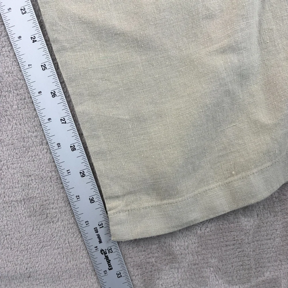 TODD SNYDER Straight Fit 100% Linen Beach Pants in Desert Sage Men 2XL‎ NWT
